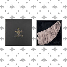 Indlæs billede til gallerivisning ANGEL WING – PINK CRYSTAL – BODY GUA SHA