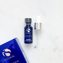 Indlæs billede til gallerivisning IS Clinical Active Serum - Oplev den exceptionelle IS Clinical Active Serum, en avanceret hudplejeløsning, der kombinerer kraftfulde ingredienser som glykolsyre, salicylsyre og naturlige ekstrakter. IS Clinical Active Serum er designet til at reducere fine linjer, forbedre hudtekstur og effektivt bekæmpe hyperpigmentering. Dette serum er ideelt til behandling af acne og fremmer aktiv cellefornyelse. Gør noget godt for din hud og integrer IS Clinical Active Serum i din daglige rutine.
