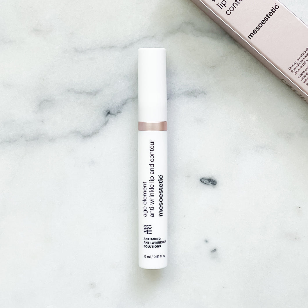  Genopliv dine læber og reducer synligheden af rynker med Age Element Anti-Wrinkle Lip & Contour. Den unikke formel er specielt udviklet til at genopbygge læberne og give dem et saftigt, ungdommeligt udseende. Aktive ingredienser som marine biotekekstrakt og sinlbina arbejder sammen om at reducere rynker og tilføje volumen til læberne. Brug regelmæssigt for at opnå de bedste resultater og genoplive læbernes ungdommelige udseende.