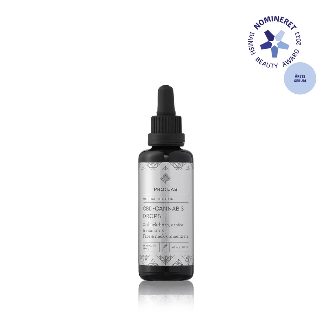PRO:LAB - CBD-CANNABIS DROPS – FACE & NECK CONCENTRATE (40ML)